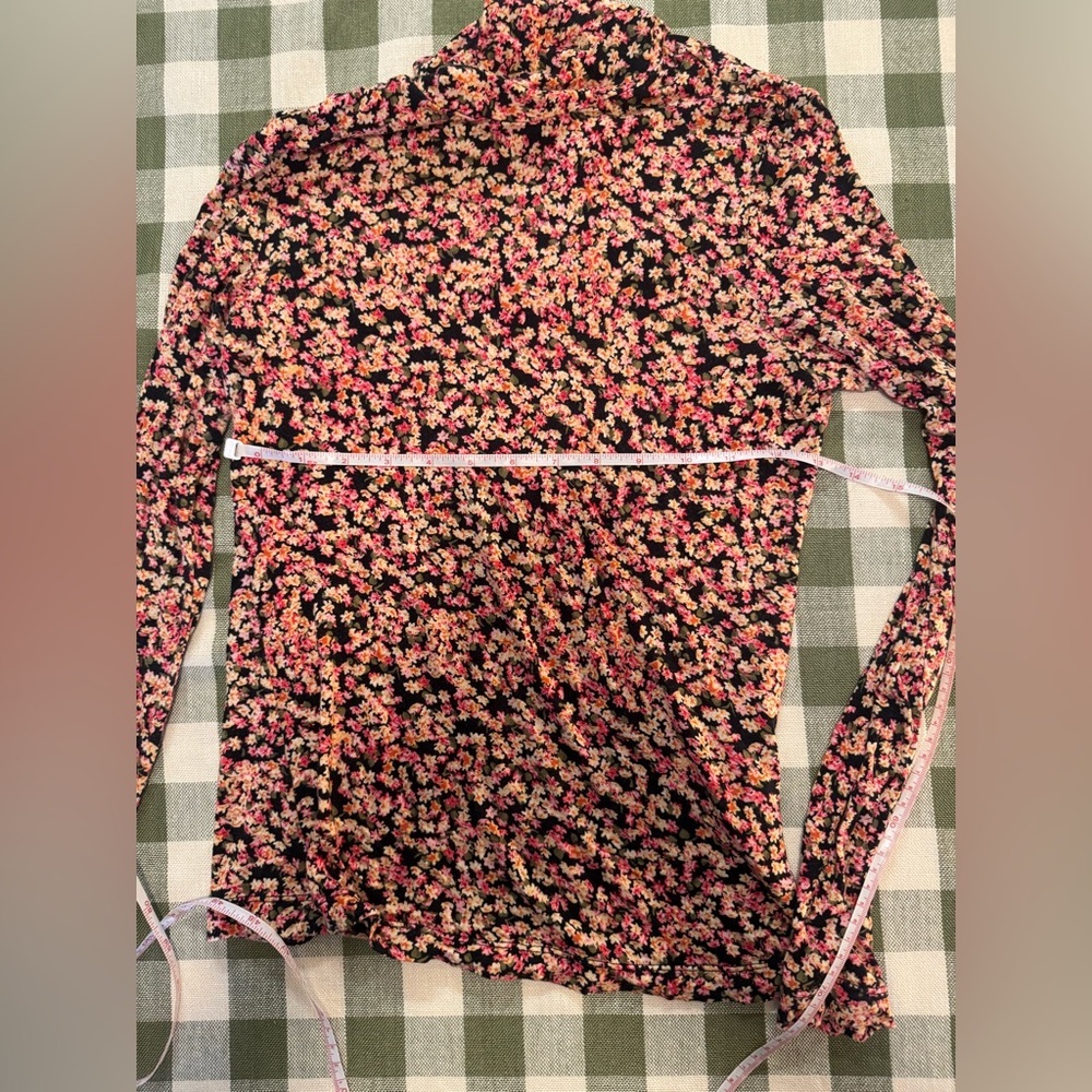 H&M Floral Long Sleeve Turtleneck - Picture 10 of 12